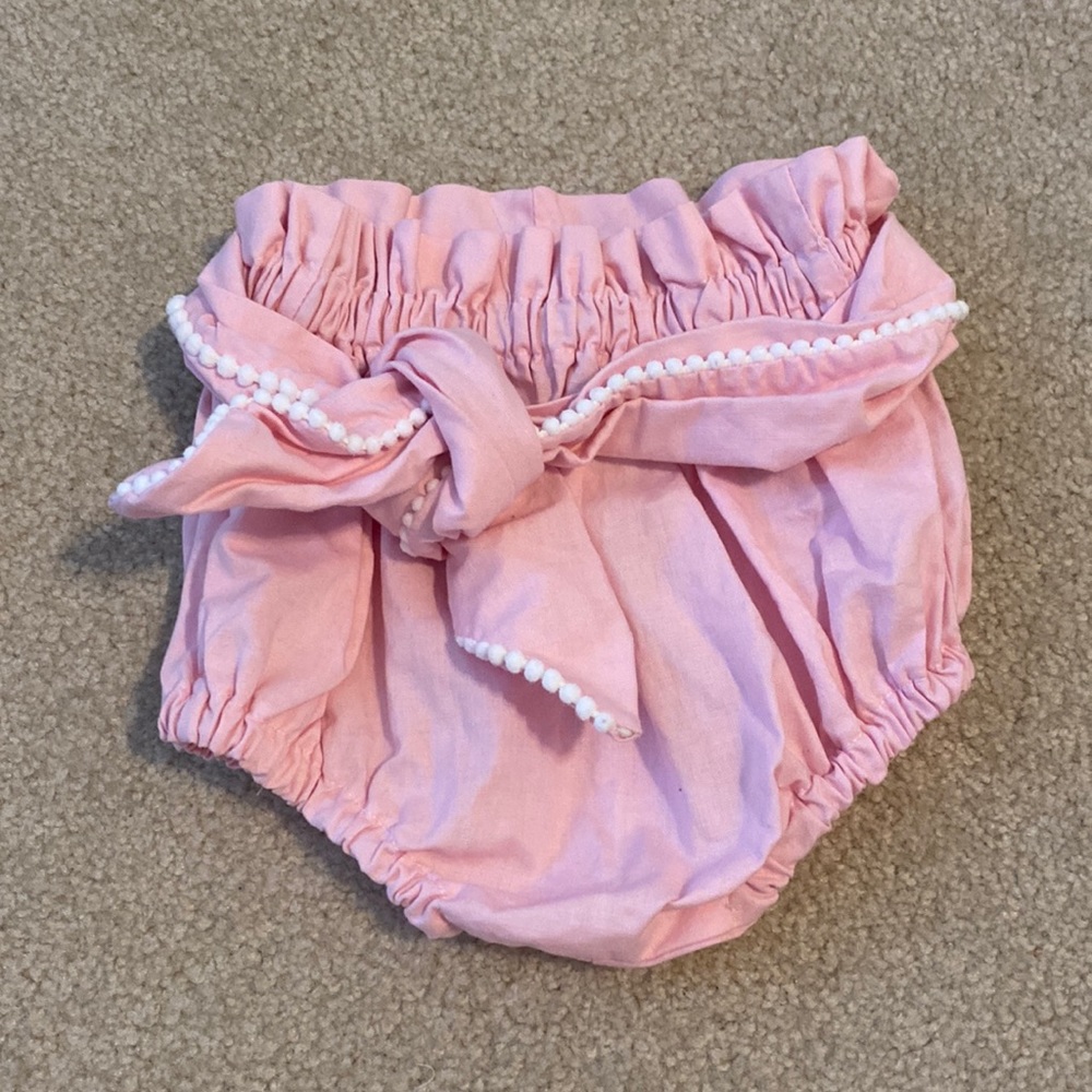 Hello Harper co pink tie front shorts